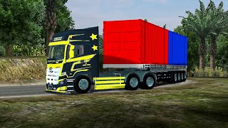 share mod dan livery hino 500 trailer 4axle,super mbois || mod bussid terbaru