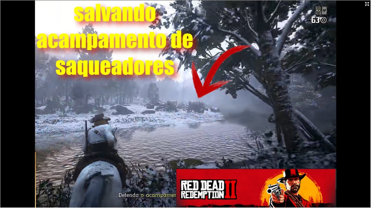 Salvando acampamento de saqueadores-Red dead redemption 2