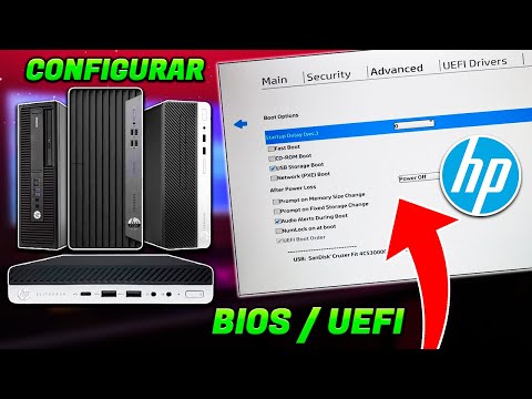 SOLUCION ✓ Como Entrar A La BIOS HP ProDesk Y Configurar El