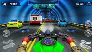 Moto Traffic Bike Race Game - 3D 😱 || Motorbike Game 🏍️ || Android Gameplay screenshot 5