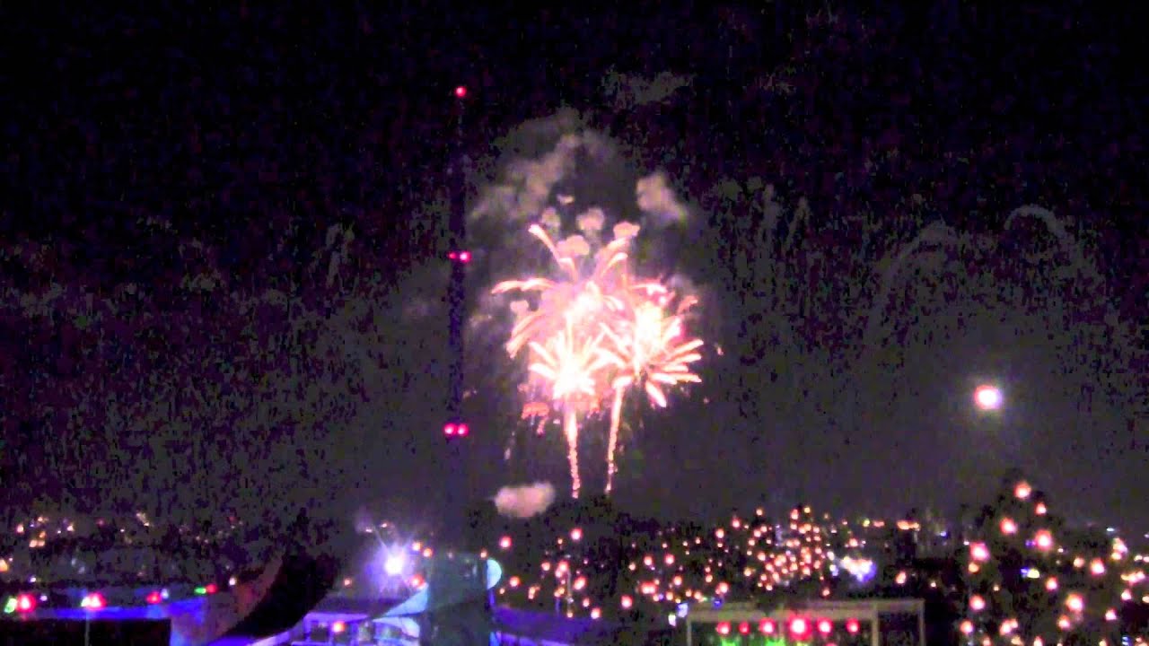 SeaWorld San Diego Dec 31, 2012 fireworks YouTube