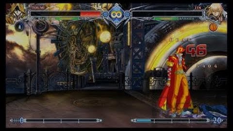 BlazBlue Central Fiction: Terumi 75 Heat Crush Trigger guard break combo