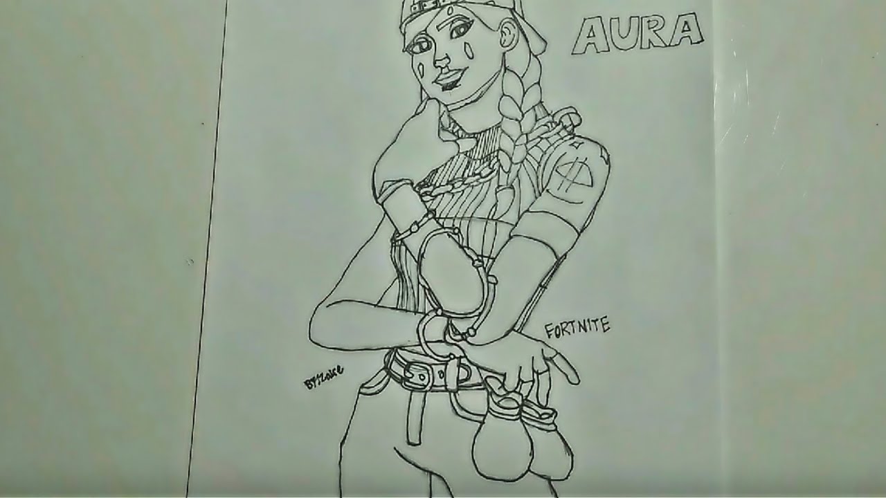 Aura Fortnite Fan Art