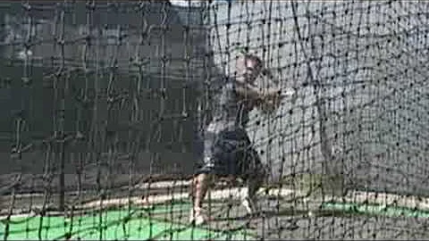 Nick Porrazzo hitting