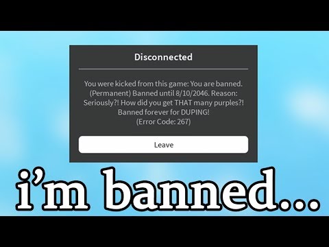 Roblox Disconnected Banned