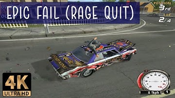Instant Karma in FlatOut 1 - Part 4 | Epic Fail (Rage Quit)
