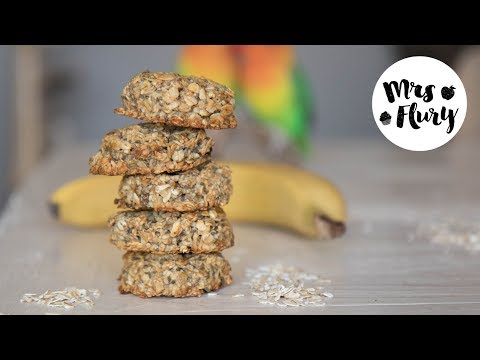 Gesunde Haferflocken Kekse ohne Zucker, vegan