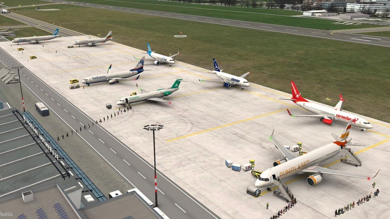 INNSBRUCK Airport Gameplay #11 | Plane Spotting | World of Airports