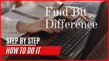 Bit Difference Practice GeeksforGeeks Love Babbar Data Structure Sheet questions | dsa