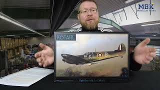 MBK packt aus SPEZIAL - 1:32 Supermarine Type 300 Spitfire Mk. Ia (Mid Prod.) (Kotare 32001)