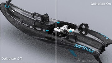 SOLIDWORKS Visualize - AI Denoiser
