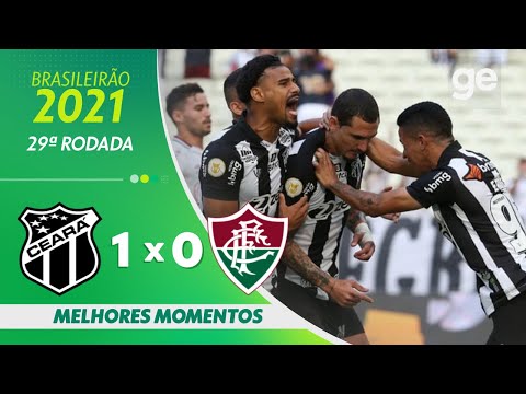 CEARÁ 1 X 0 FLUMINENSE | MELHORES MOMENTOS | 29ª RODADA BRASILEIRÃO 2021 | ge.globo