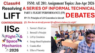 E477:🛗LIFT🏋🏻‍♀️Controversy🏫IISc🛩️Flight✈️&amp;🚀Space🛰️Mech🔭: Bernoulli vs Newton vs Coandǎ vs Taha et al