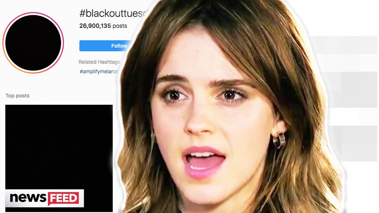 Emma Watson Responds To Backlash Over Blackout Tuesday Youtube