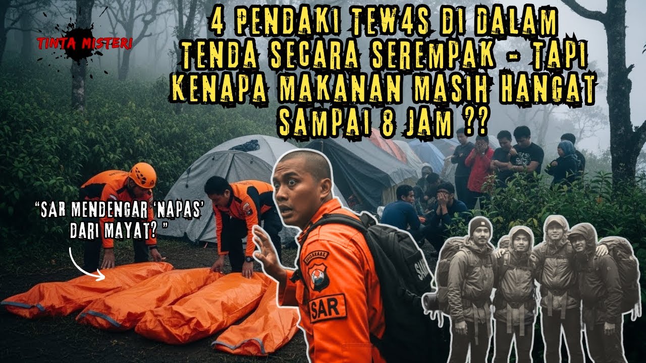 4 PENDAKI TEW4S SEREMPAK DI DALAM TENDA Gn. GEDE - TAPI KENAPA MAKANAN MASIH HANGAT SAMPAI 8 JAM ??