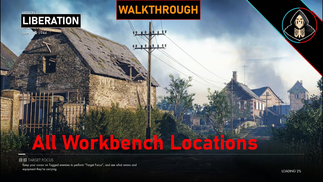 All Workbench Locations LIBERATION Sniper Elite 5 YouTube