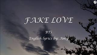 FAKE LOVE - English KARAOKE - BTS chords
