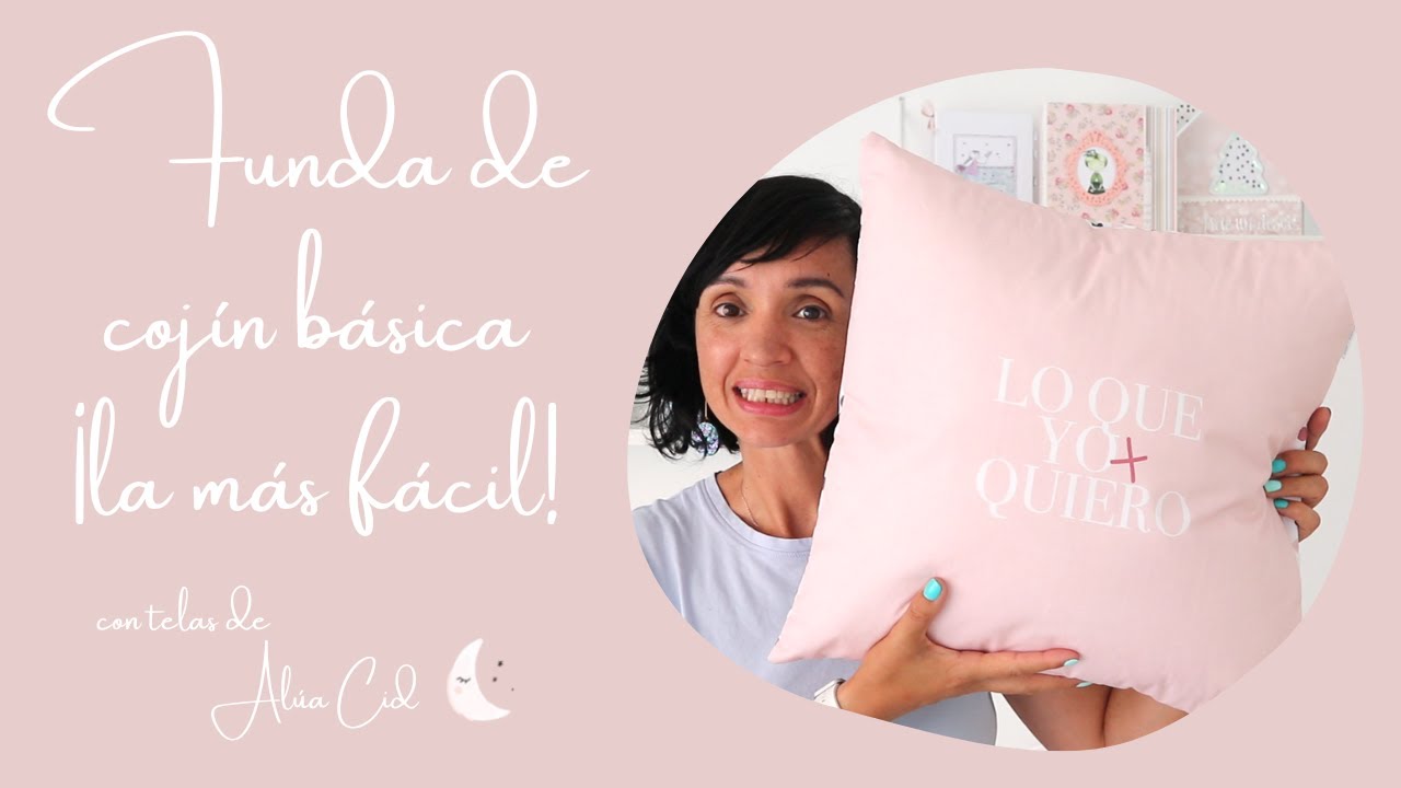 Funda para cojín básica | Tutorial muy fácil | Ideal para iniciación a la costura