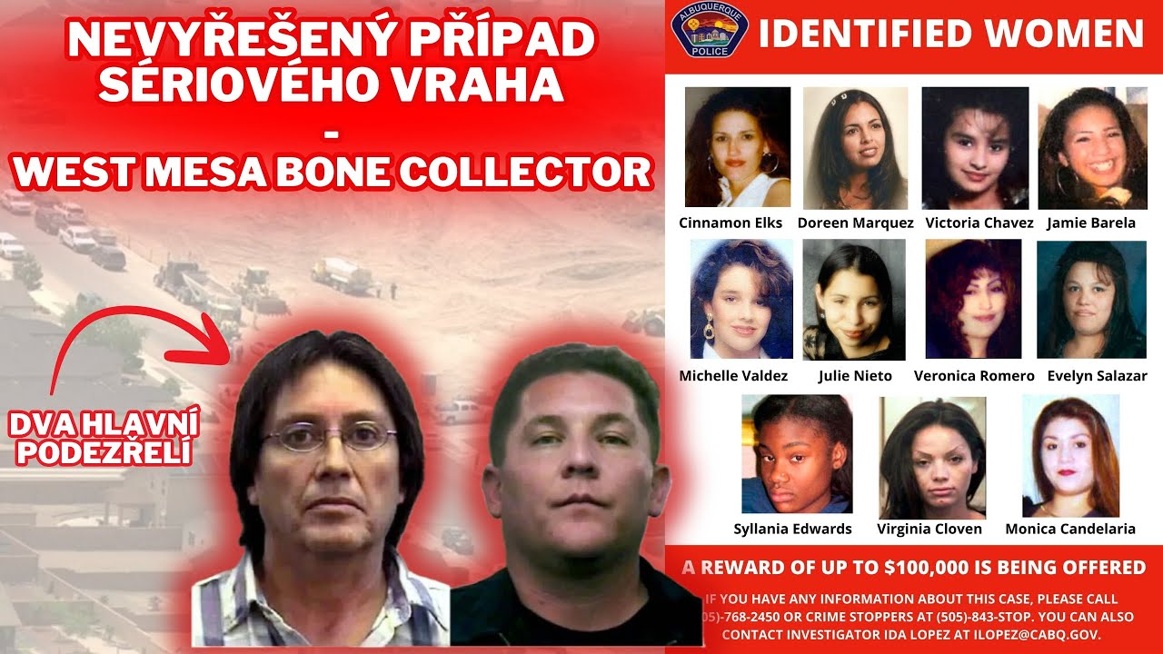 NEVYŘEŠENÝ PŘÍPAD SÉRIOVÉHO VRAHA - WEST MESA BONE COLLECTORE  - TRUECRIME