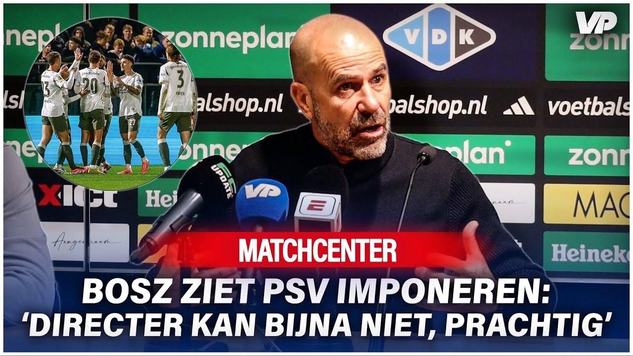 Bosz LOVEND over PSV-UITBLINKER: 'Kan HEEL GOED VOETBALLEN' 🔥