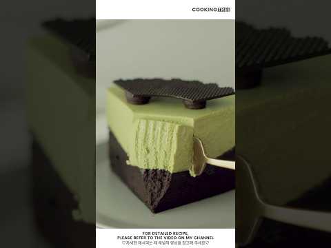 [브라우니 녹차 치즈케이크 <strong>Brownie</strong> Green Tea Cheesecake] #Shorts #Baking