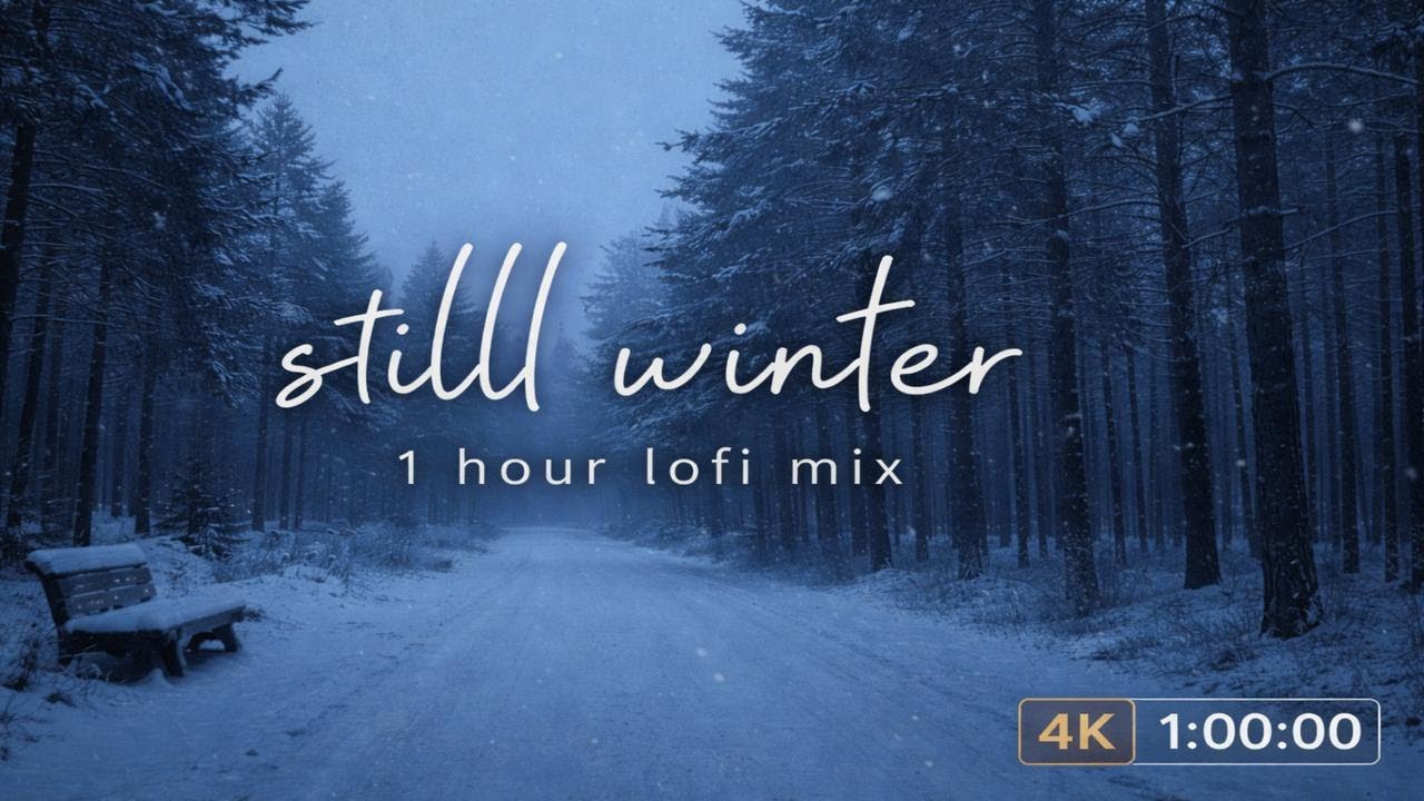 ❄still winter | 1 hour lofi mix (4k)
