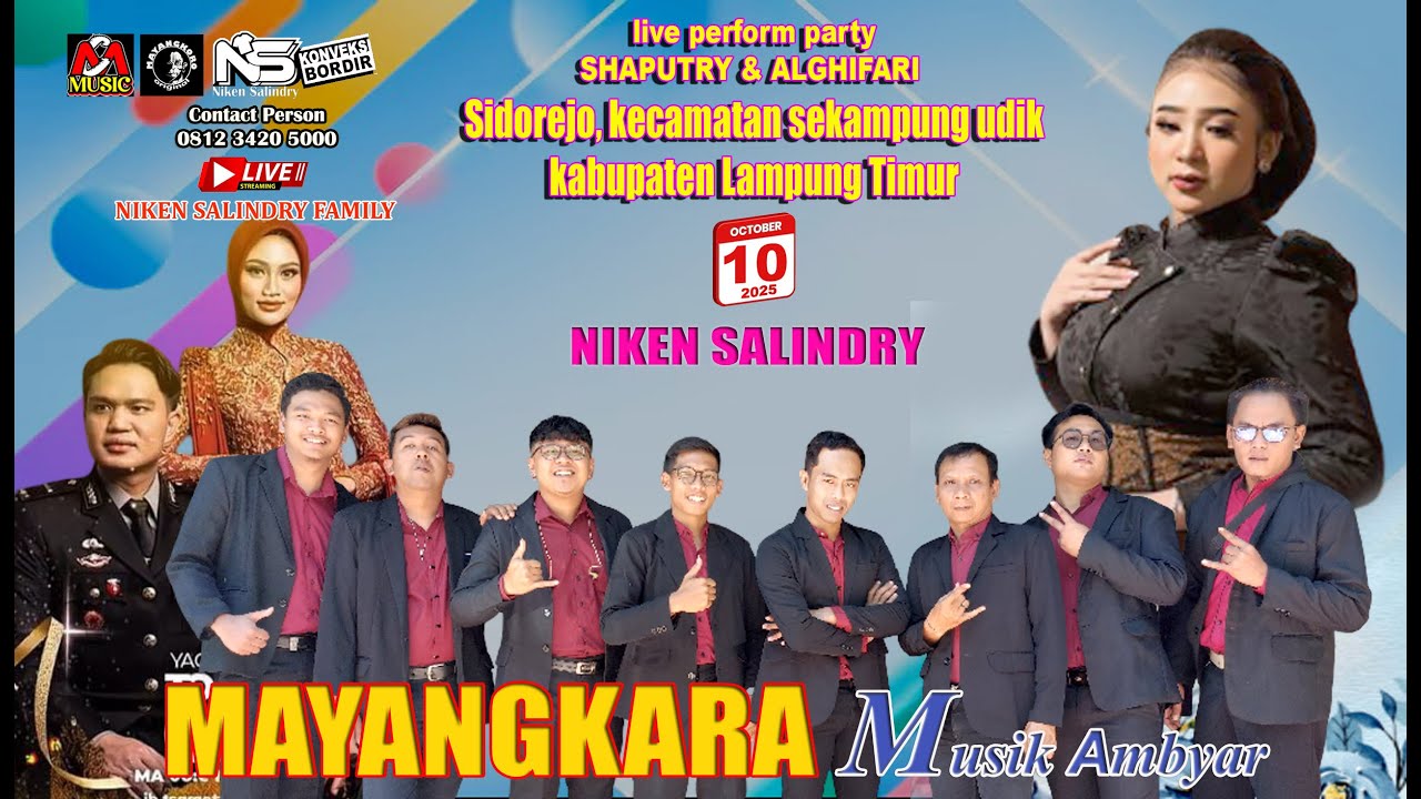 MAYANGKARA MUSIC NIKEN SALINDRY || Sidorejo, kec.sekampung udik kab.Lampung Timur 10 OKT 2025
