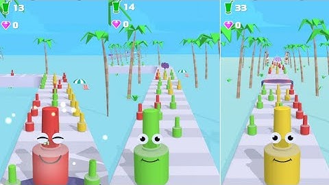 Juice Run All Levels Mobile Walkthrough Gameplay Android Runner Game Alltrailer Mix Level Part 50