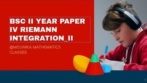 # IIB.sc Maths# paper _IV# problems in RIEMANN INTEGRATION#bsc2ndmaths#bsc