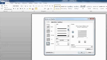 How to Do a Top Border on Microsoft Word : Using MS Word