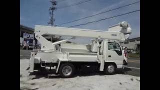 作業床高さ14.6m!H13日産アトラス(イスズエルフOEM) 高所作業車 SH15A ウインチ・サブブーム付 塗装済