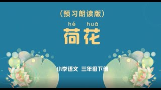 《荷花》小学语文三年级下册课文课文动画