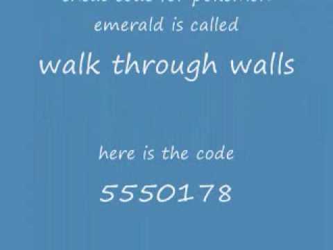 Pokemon emerald walk through walls cheat   youtube