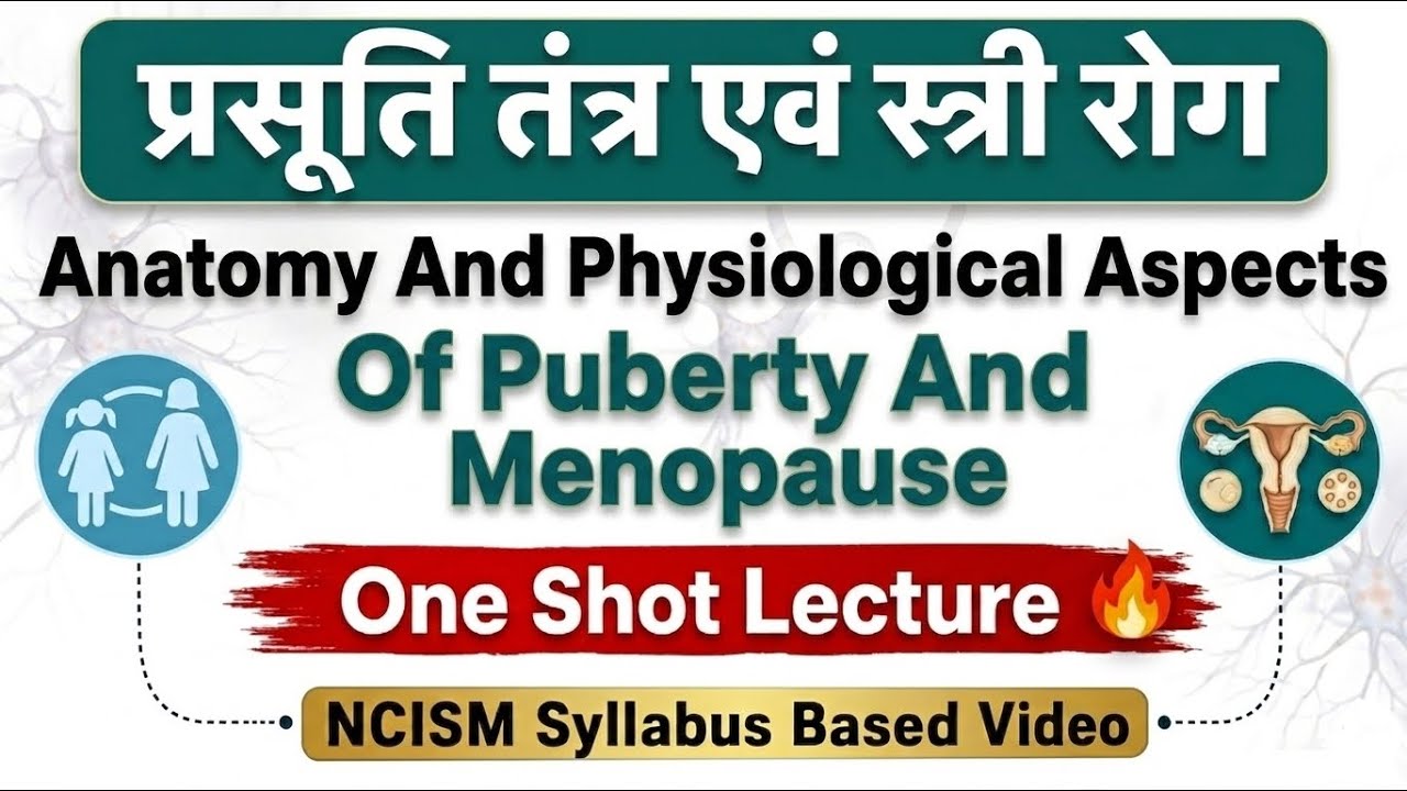 Anatomy and Physiological Aspects of Puberty and Menopause | One Shot ...