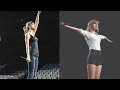 Taylor Swift - rehearsals VS live performances (comparison)