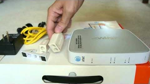 att dsl router/modem used model 2701hg-b