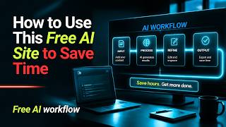 HOW TO USE THIS FREE AI SITE TO SAVE TIME