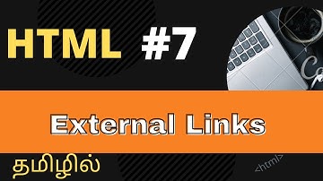 HTML external links | Tamil