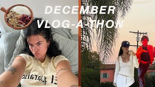 learning to show up in a lot of different ways: DECEMBER VLOG-A-THON #1