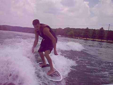 Stiles Wakesurfing Lake Austin on a Hyperlite CoEx