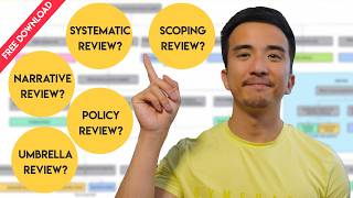 Scoping Review, Systematic Review, or Narrative Review? How To Choose Your Literature Review Type
