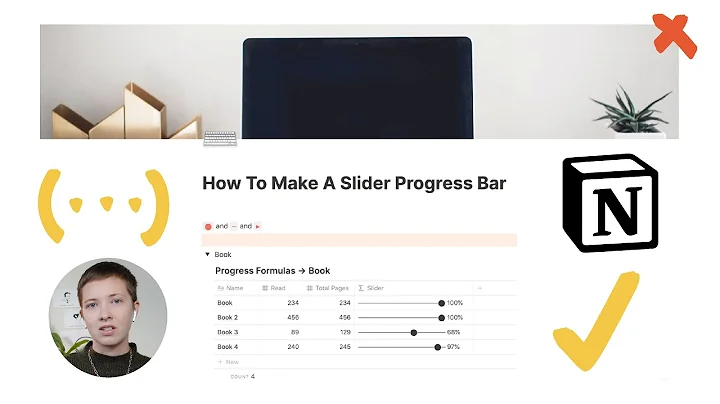 Notion Build With Me: How To Make A Slider Progress Bar