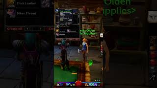 Crafted our first Mail Item - Tough Scorpid Gloves! #worldofwarcraft #elfcore #warcraft #wowclassic