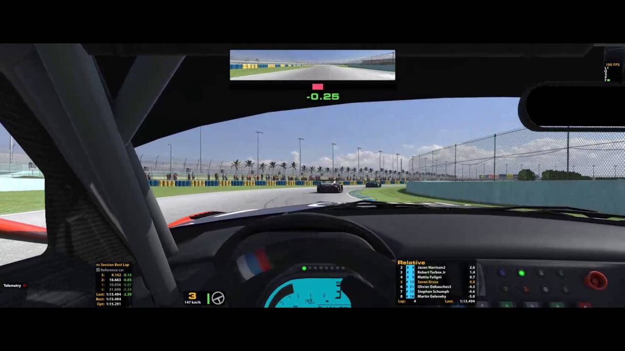 iRacing | IMSA - BMW Z4 GT3 @ Homestead Miami Speedway - YouTube