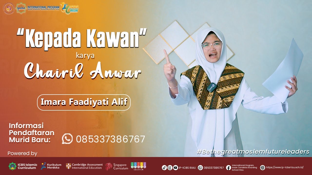 Kepada Kawan karya Chairil Anwar