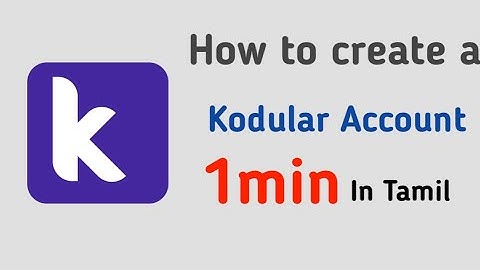 How To Create Kodular Account in 1min in Tamil #kodularintamil #codinglife