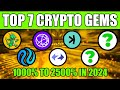 Top 7 crypto altcoins 2024 with insane potential