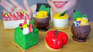 ASMR BANH KEM PHÁP PHẦN 4 - FRENCH CAKES PART 04 EATING SOUNDS | LINH-ASMR