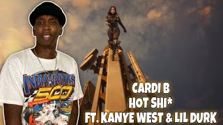 IDK ABOUT THIS?! Cardi B - Hot Shit feat. Kanye West \& Lil Durk [Official Music Video] REACTION