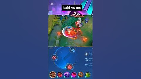 kairi vs me LANCELOT vs ruby mobile legend gameplay mlbb